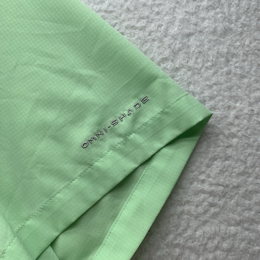 Columbia PFG Tamiami Shirt Mens XL Mint Green Fishing Outdoors Vented FM7266 Dad - Picture 3 of 10